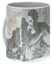 Silver Ballet Dancer Sitting  - Mug