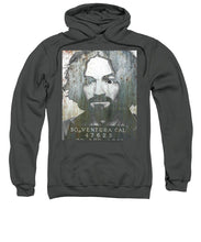 Silver Charles Manson Mug Shot 1969 Vertical  - Sweatshirt