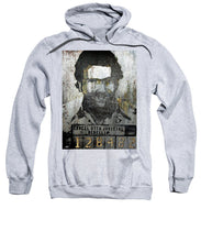 Silver Pablo Escobar Mug Shot 1991 Abstract - Sweatshirt