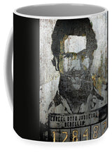 Silver Pablo Escobar Mug Shot 1991 Abstract - Mug
