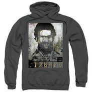 Silver Pablo Escobar Mug Shot 1991 Abstract - Sweatshirt