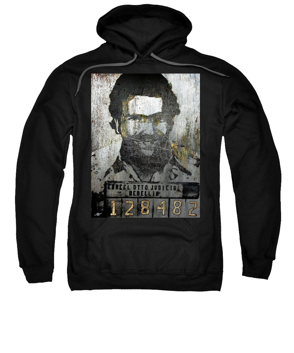 Silver Pablo Escobar Mug Shot 1991 Abstract - Sweatshirt