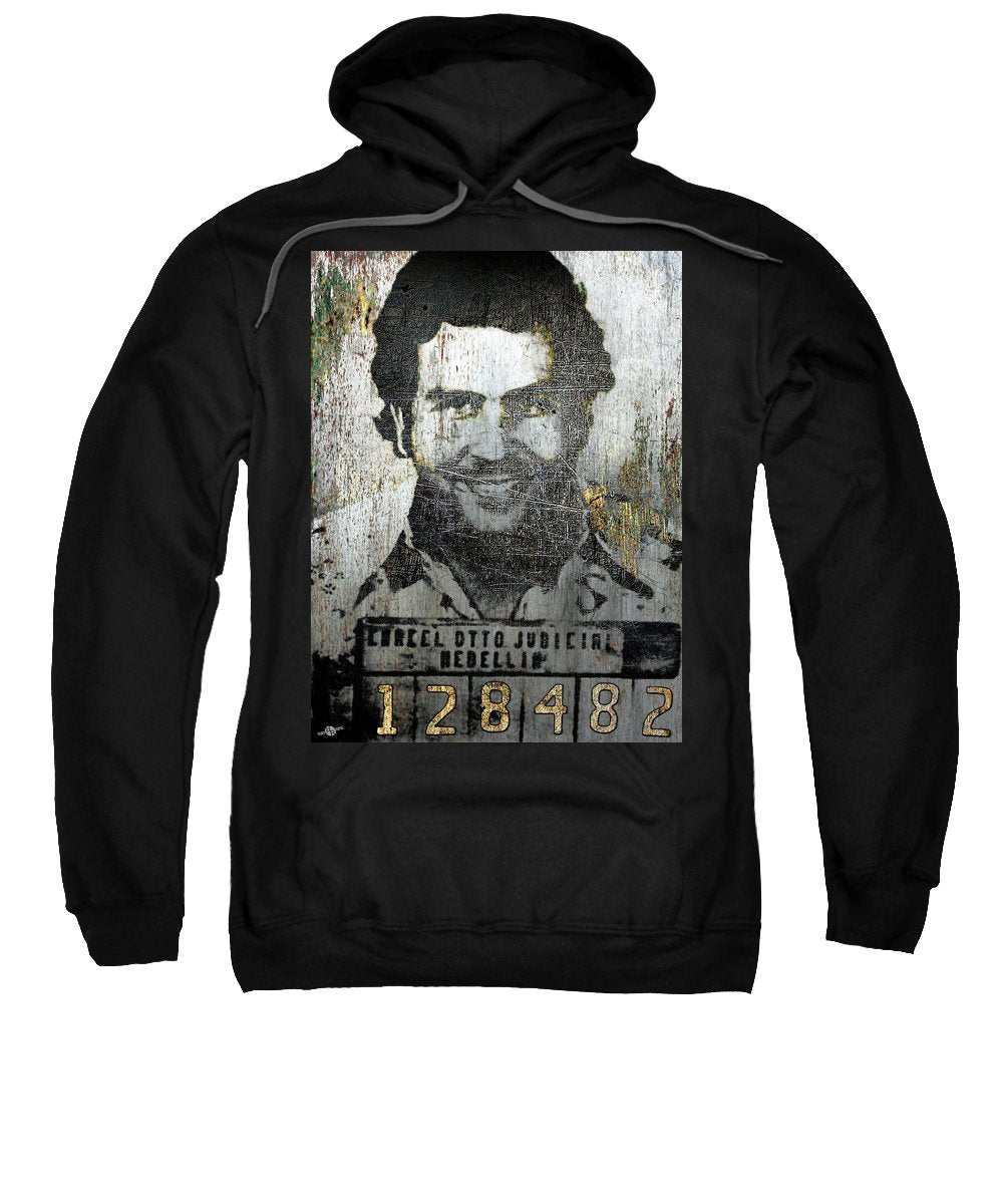 Silver Pablo Escobar Mug Shot 1991 - Sweatshirt
