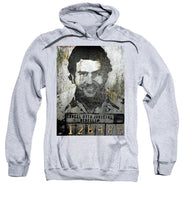 Silver Pablo Escobar Mug Shot 1991 - Sweatshirt