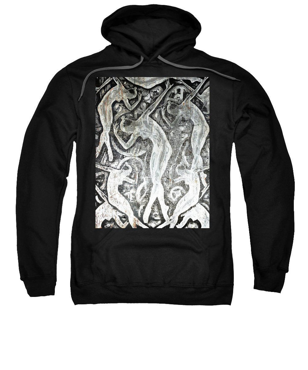 Silver Woman In The Machine Frieze - Sweatshirt