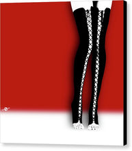 Slutty Legs - Canvas Print