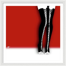 Slutty Legs - Framed Print