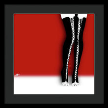 Slutty Legs - Framed Print