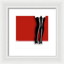 Slutty Legs - Framed Print