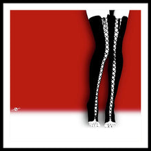 Slutty Legs - Framed Print