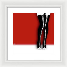 Slutty Legs - Framed Print