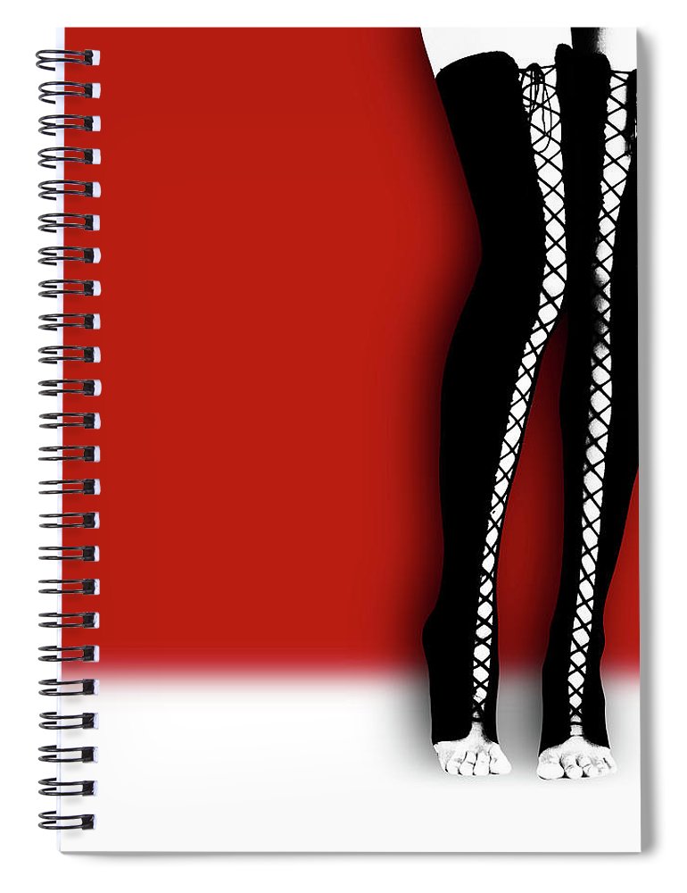 Slutty Legs - Spiral Notebook