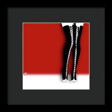 Slutty Legs - Framed Print