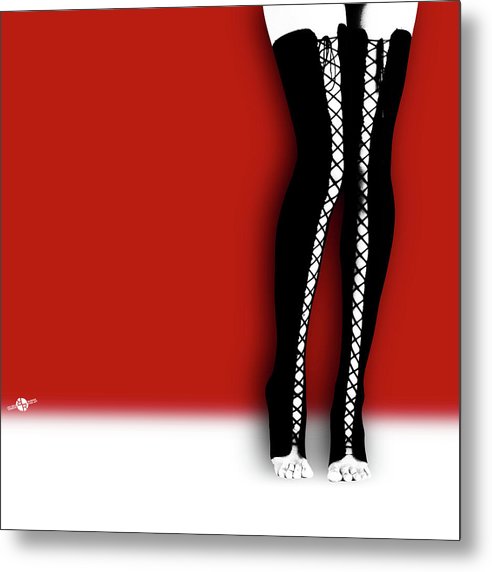 Slutty Legs - Metal Print