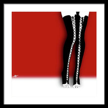 Slutty Legs - Framed Print