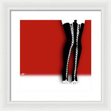 Slutty Legs - Framed Print