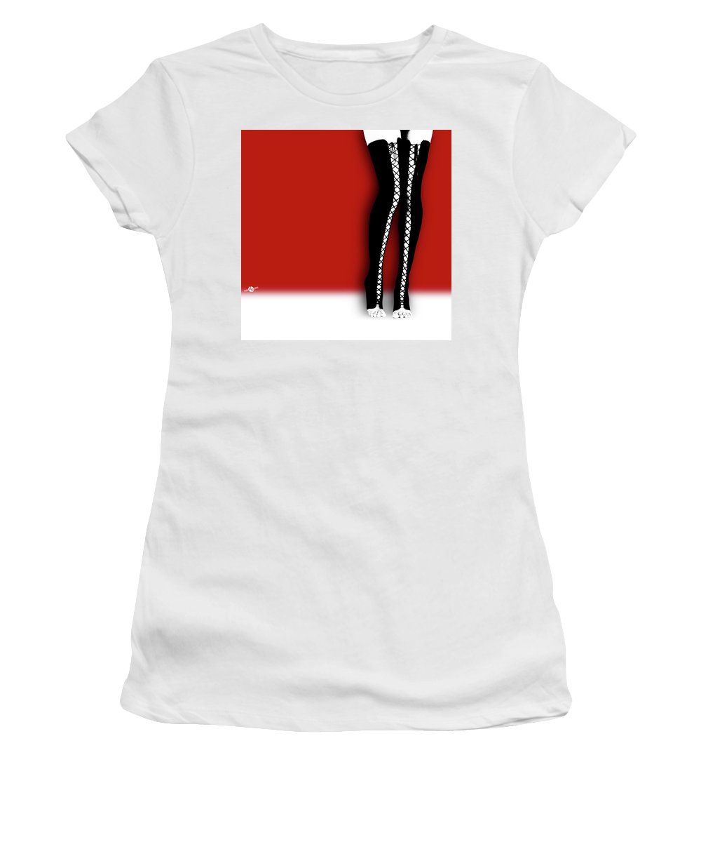 Slutty Legs - Women's T-Shirt (Athletic Fit)