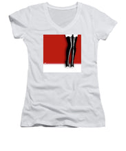 Slutty Legs - Women's V-Neck (Athletic Fit)