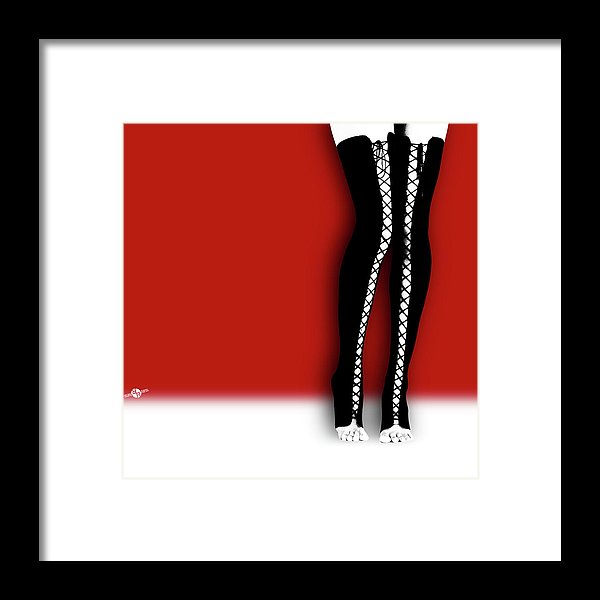 Slutty Legs - Framed Print