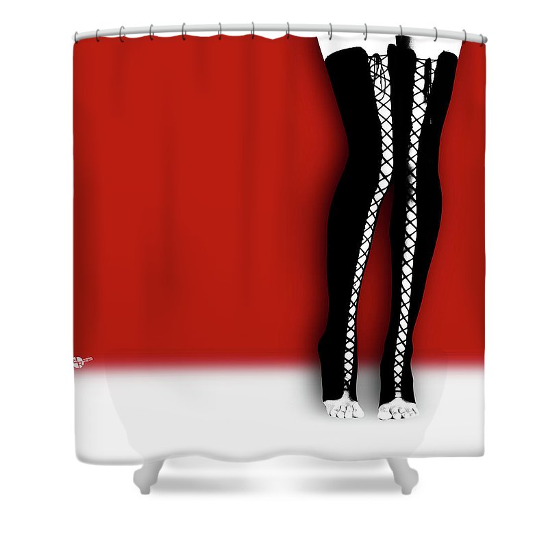 Slutty Legs - Shower Curtain