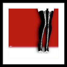 Slutty Legs - Framed Print