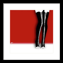 Slutty Legs - Framed Print