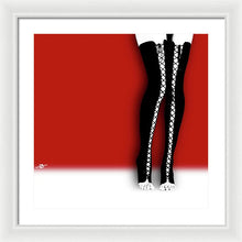 Slutty Legs - Framed Print