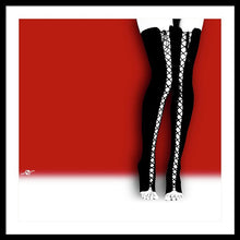 Slutty Legs - Framed Print