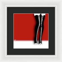 Slutty Legs - Framed Print