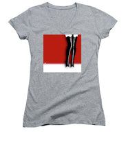 Slutty Legs - Women's V-Neck (Athletic Fit)