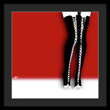 Slutty Legs - Framed Print
