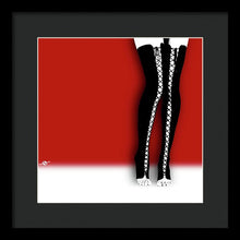 Slutty Legs - Framed Print
