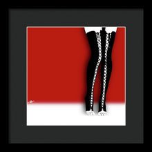 Slutty Legs - Framed Print