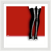 Slutty Legs - Framed Print