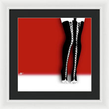 Slutty Legs - Framed Print