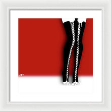 Slutty Legs - Framed Print