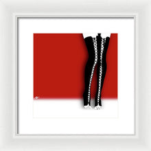 Slutty Legs - Framed Print