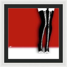 Slutty Legs - Framed Print