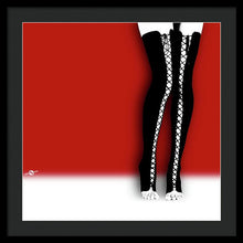 Slutty Legs - Framed Print