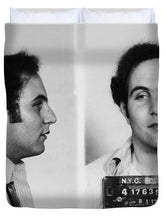 Son Of Sam David Berkowitz Mug Shot 1977 Horizontal  - Duvet Cover