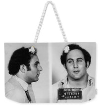 Son Of Sam David Berkowitz Mug Shot 1977 Horizontal  - Weekender Tote Bag