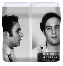 Son Of Sam David Berkowitz Mug Shot 1977 Horizontal  - Duvet Cover