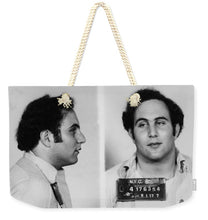 Son Of Sam David Berkowitz Mug Shot 1977 Horizontal  - Weekender Tote Bag