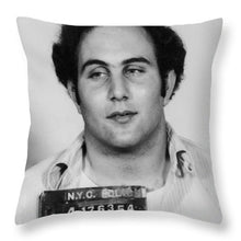 Son Of Sam David Berkowitz Mug Shot 1977 Vertical - Throw Pillow