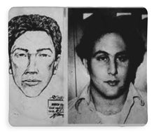 Son Of Sam David Berkowitz Mug Shot And Police Sketch - Blanket