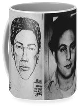 Son Of Sam David Berkowitz Mug Shot And Police Sketch - Mug