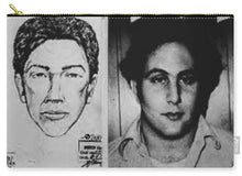 Son Of Sam David Berkowitz Mug Shot And Police Sketch - Carry-All Pouch