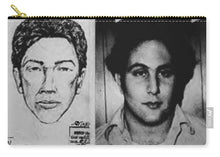 Son Of Sam David Berkowitz Mug Shot And Police Sketch - Carry-All Pouch