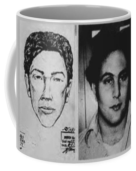 Son Of Sam David Berkowitz Mug Shot And Police Sketch - Mug