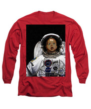 Space Baby - Long Sleeve T-Shirt Long Sleeve T-Shirt Pixels Red Small 